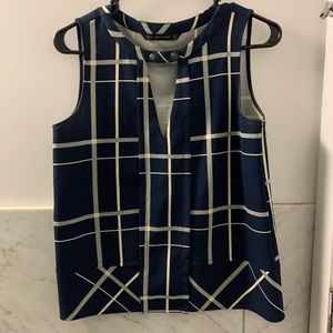 Zara criss cross dress shirt